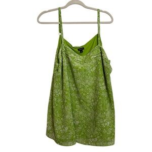 Torrid Green Floral Camisole Top Sz 1